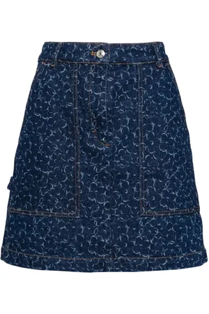 Maison Kitsuné Mini denimnederdel