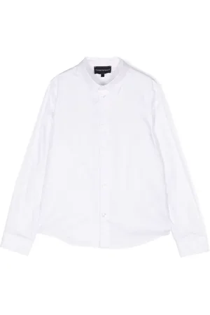 Emporio Armani Skjorte i jacquard med logo