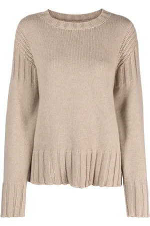 Jil Sander Ribbet kashmirtrøje