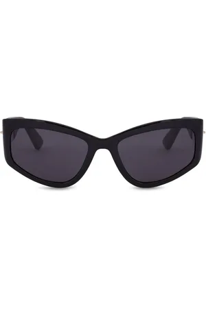 Moschino Cat eye-solbriller med lynlås-detalje
