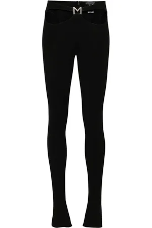 MUGLER Leggings med udskæringsdetalje
