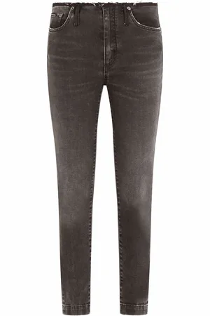 Dolce & Gabbana Skinny-jeans med råt snit
