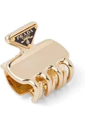 Prada Hårsklo med trekantet logo