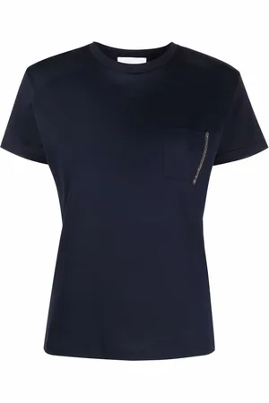 Fabiana Filippi T-shirt med perledetalje og lomme