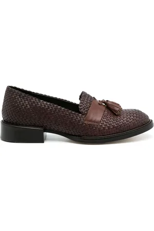 Sarah Chofakian Slip-on oxford-sko med kvastdetalje