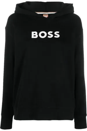 HUGO BOSS Hættetrøje med logotryk