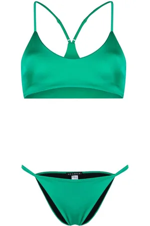Manokhi Bikini i strækbart stof med lav talje