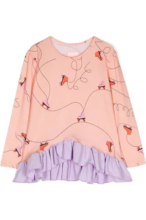 Wauw Capow by Bangbang Violet Roller T-shirt med grafisk tryk