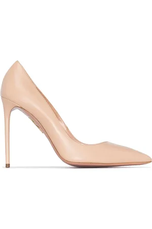 Aquazzura Cream Purist 105 pumps