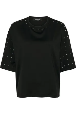 Fabiana Filippi T-shirt med nitteudsmykning