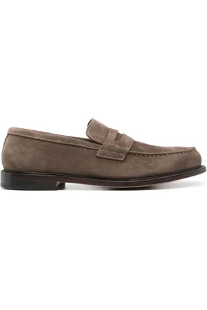 Premiata Mokkasin-loafers i ruskind