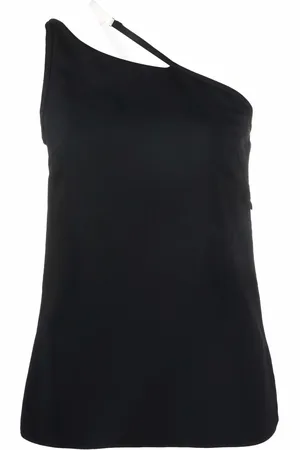 Givenchy Asymmetrisk top med kontrast-detalje