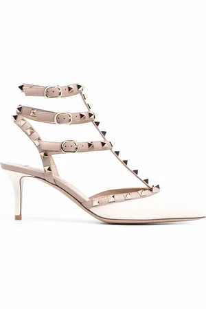 VALENTINO GARAVANI Rockstud pumps i læder