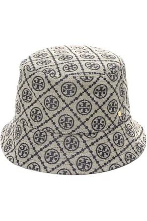 Tory Burch Bøllehat i jacquard med logo