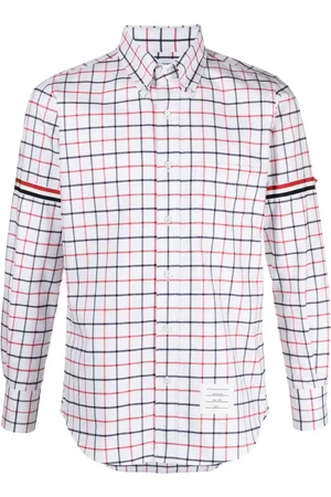 Thom Browne Tattersall-ternet skjorte