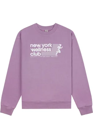 Sporty & Rich USA Wellness Club sweatshirt med rund hals