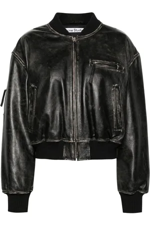 Acne Studios Bomberjakke med slitageeffekt