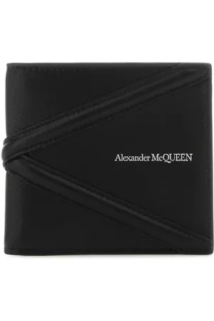 Alexander McQueen Læderpung med logoplade
