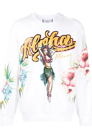 Philipp Plein Sweatshirt med blomstertryk