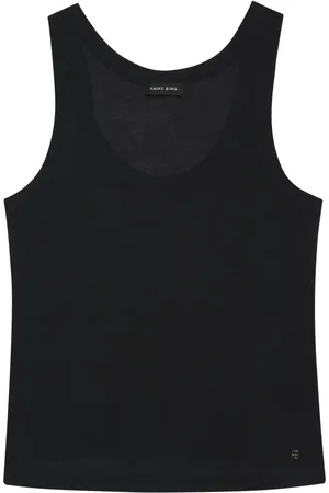 ANINE BING Brine tanktop med logoplade