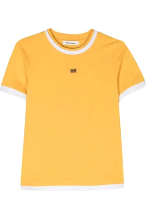 WALES BONNER Horizon T-shirt i økologisk bomuld