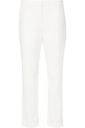 Alexander McQueen Cigaret-bukser i crepe