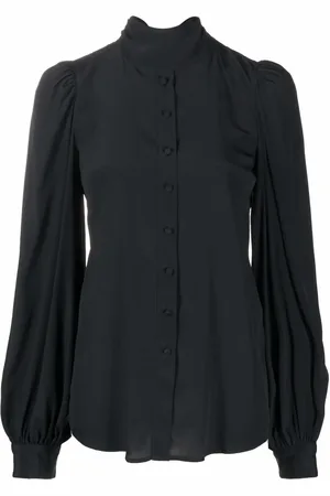 WANDERING Bluse med opretstående krave