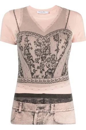Dior 2006 T-shirt med trompe l