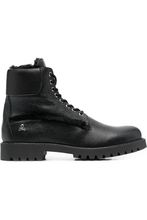 Philipp Plein The Hunter læderstøvler