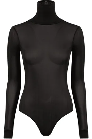 Maison Margiela Langærmet bodysuit med rullekrave