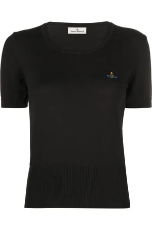 Vivienne Westwood Strikket top med orb-broderi