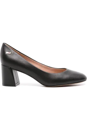 Tommy Hilfiger 60 mm pumps i læder med firkantet tå