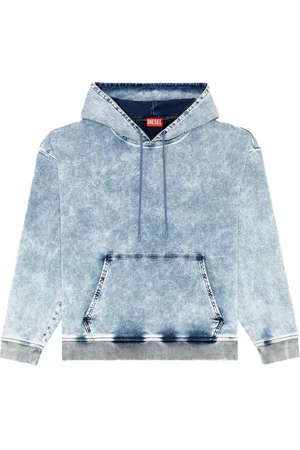 Diesel D-Um-Rib hættetrøje i denim