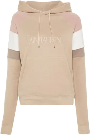 Saint Laurent Hættetrøje med logobroderi