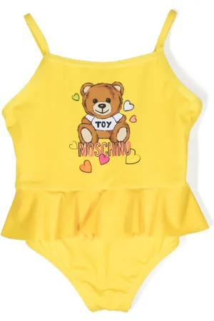 Moschino Teddy Bear badedragt med flæser