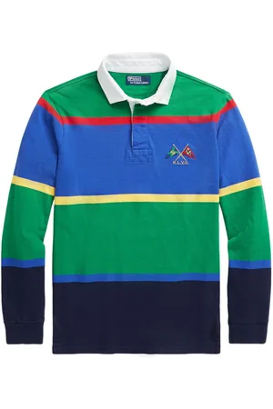 Ralph Lauren Stribet rugby-skjorte