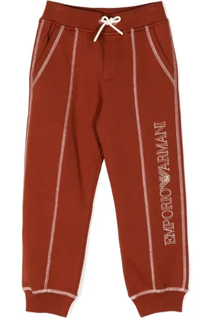 Emporio Armani Joggingbukser med broderet logo
