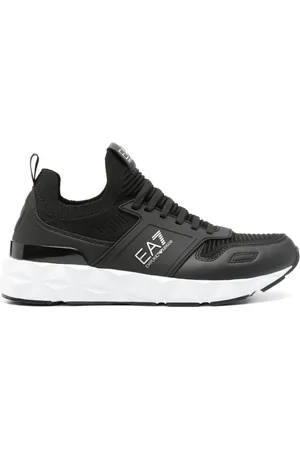 EA7 Kraftige sneakers med logoprægning