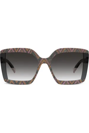 Missoni Firkantede solbriller med tonet glas