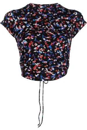 Marant Etoile Juvia croptop med tryk