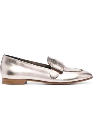 ROBERTO DEL CARLO Loafers i læder med lakeret finish
