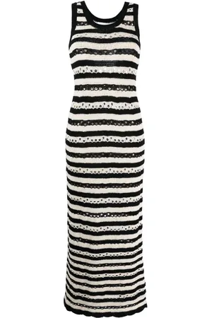 Sonia by Sonia Rykiel Stribet lang kjole