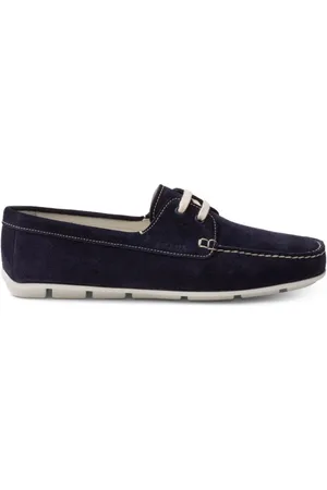 Prada Loafers i ruskind