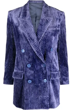 Isabel Marant Dobbeltradet Dita fløjlsblazer
