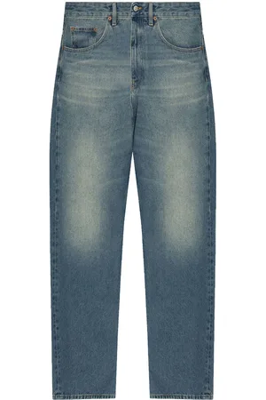 Maison Margiela Højtaljede jeans med lige ben