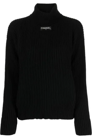 CHANEL 1994 perle-dekoreret kashmirtrøje