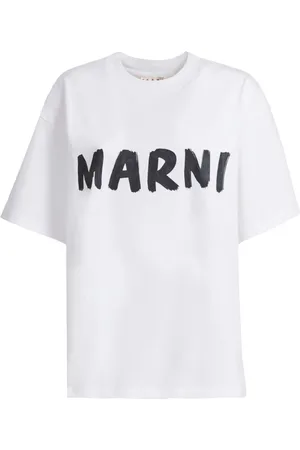 Marni T-shirt med logotryk