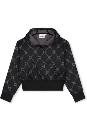 HUGO BOSS Hættetrøje med logotryk