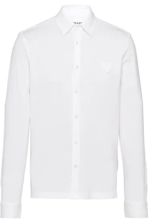 Prada Skjorte med trekantet logo