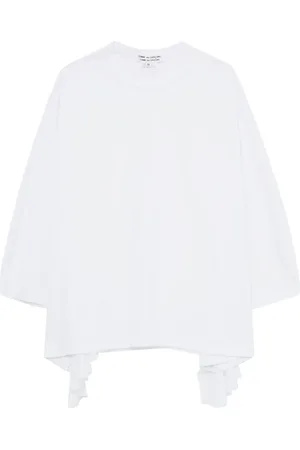 Comme des Garçons Draperet kortærmet T-shirt